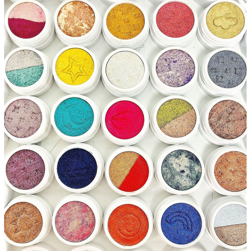 Ögonskuggspalett High Pigment Shiny Mica Eyeshadow Palette Hot Rea Natural Range Eyeshadow 25 färg