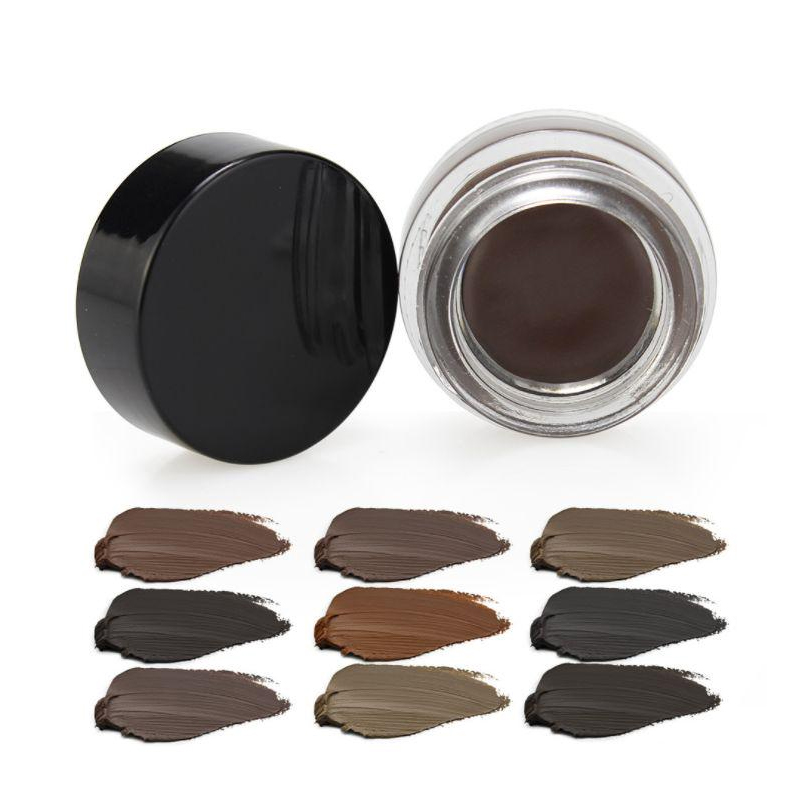 Low MOQ Accepted Eyebrow Pomade Makeup Eyebrow Gel Waterproof Eyebrow Cream 9 färg