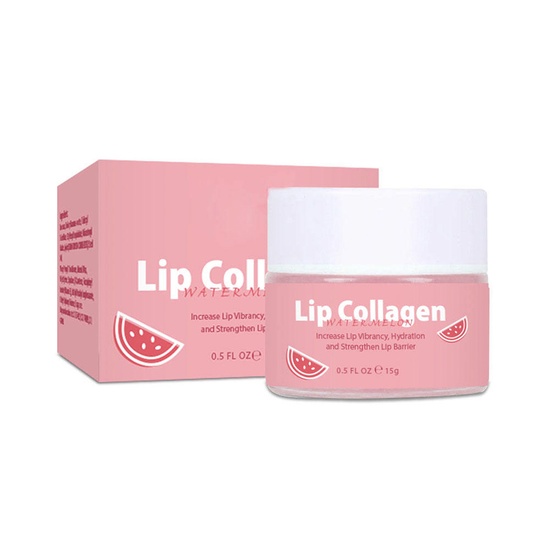 Lip Collagen Night Moisturizing Nourishing Repairing Watermelon Lip Balm Sleeping Mask