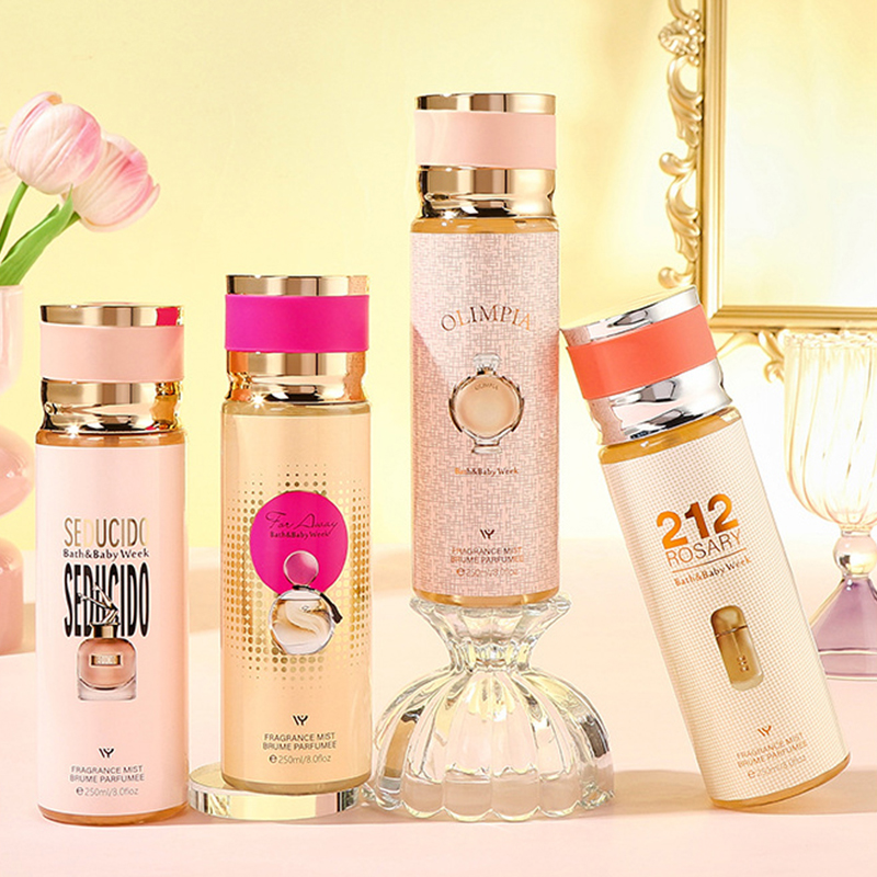 250ml Märkesparfym Sweet Floral Women Body Spray Body Mist Parfums Designer Parfym