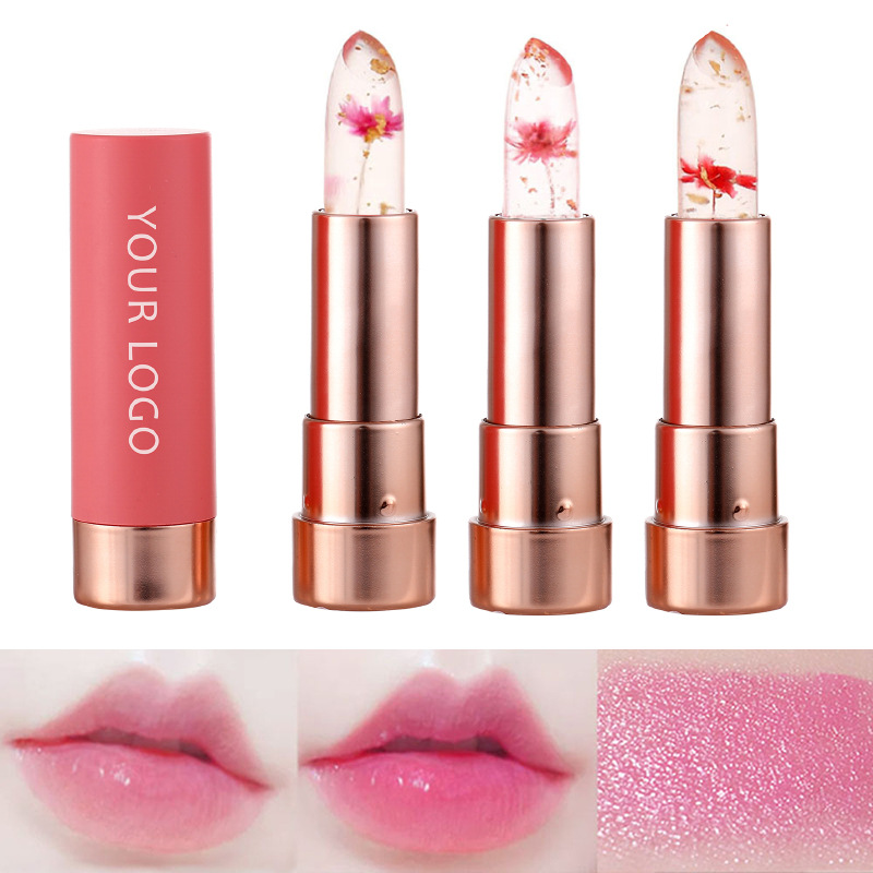 Color Changing Jelly Lipstick klar med Flower
