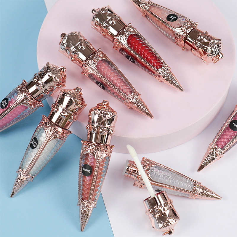 Nytt 3 i 1 läppglansset matt presentförpackning Läppstiftskombinationssmink