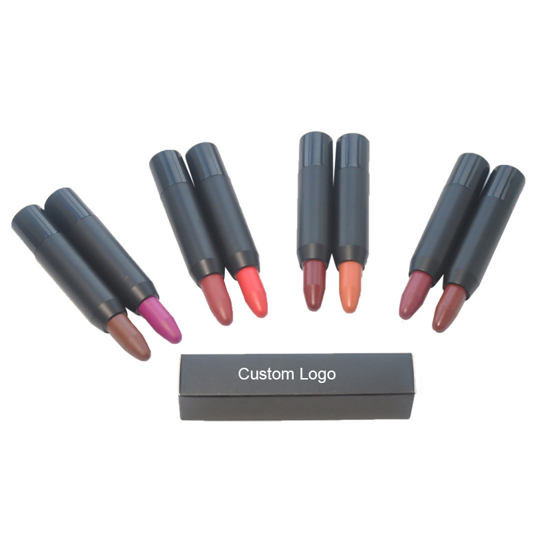 Långvarig Makeup Beauty Lipstick Matte Lip Glaze Lip Crayon Lipstick Pencil Lipstick Pen
