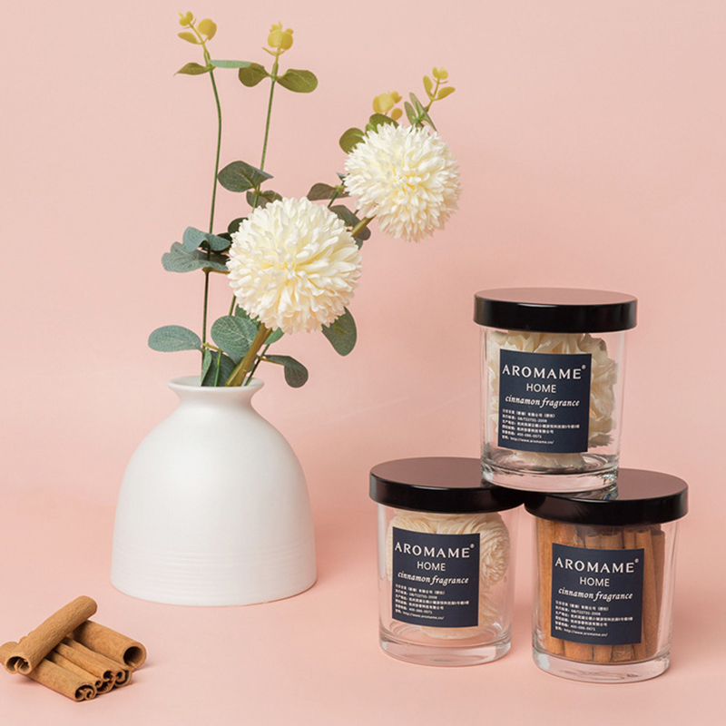 Aroma Diffuser Doft Eliminator Plåtburk Kristallsten Torrblomma Kanel Diffusers Luftfräschare