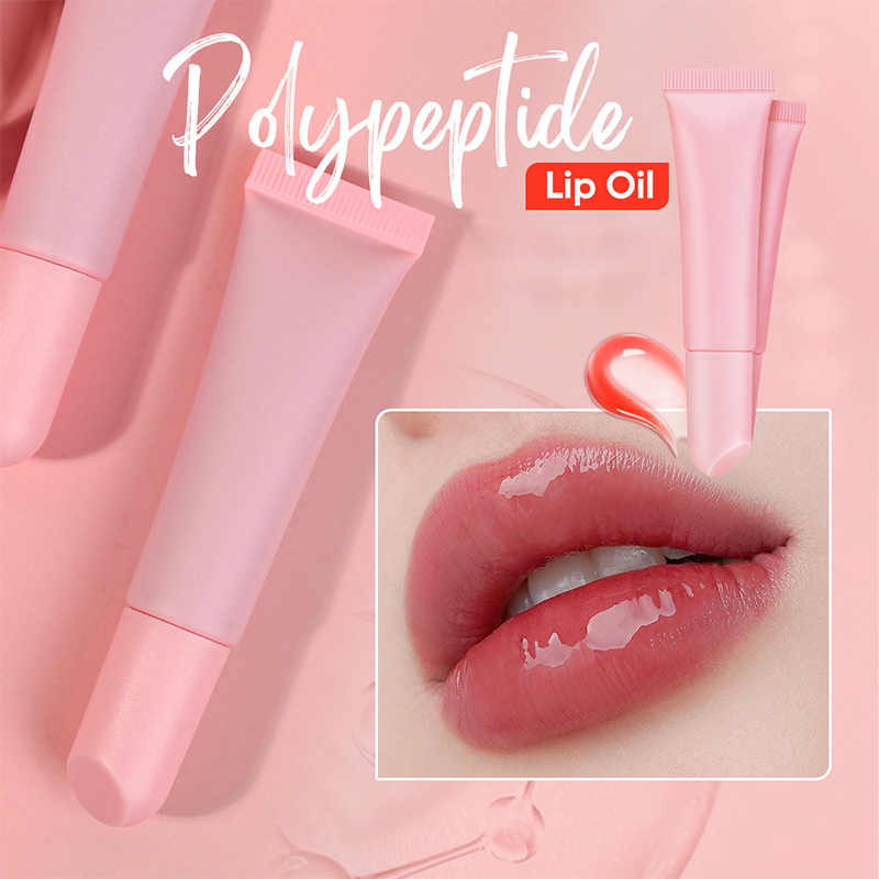 Återfuktande glansigt vattenfast återfuktande Juicy Lip Balm Tint Shea Butter Lipgloss Peptides Lip Tint