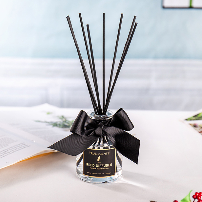 220ml Hot Popular High-end 220ml No Fire Aromaterapi Reed Diffuser Transparent med utbytbara dofter